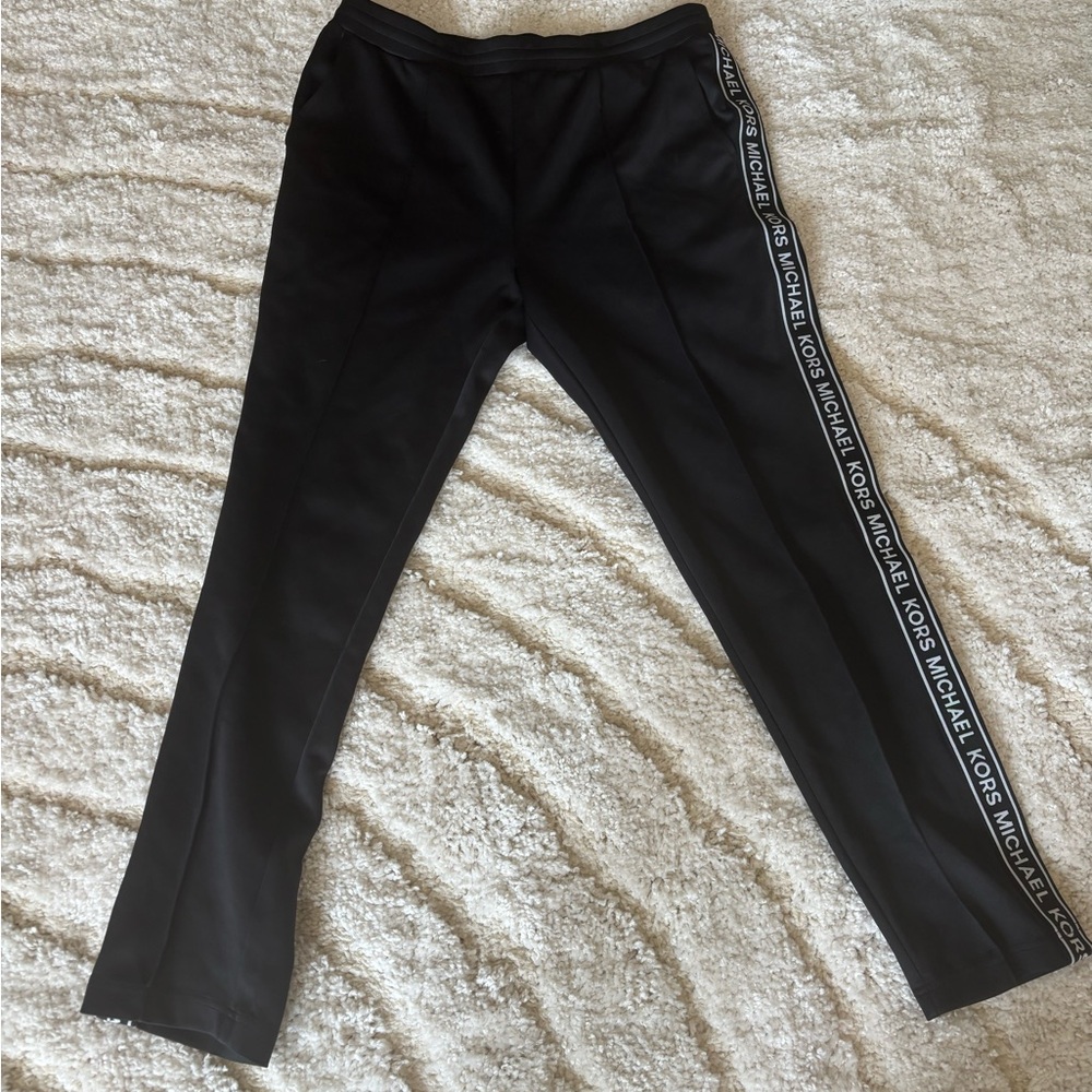 Michael Kors Black Track Pants